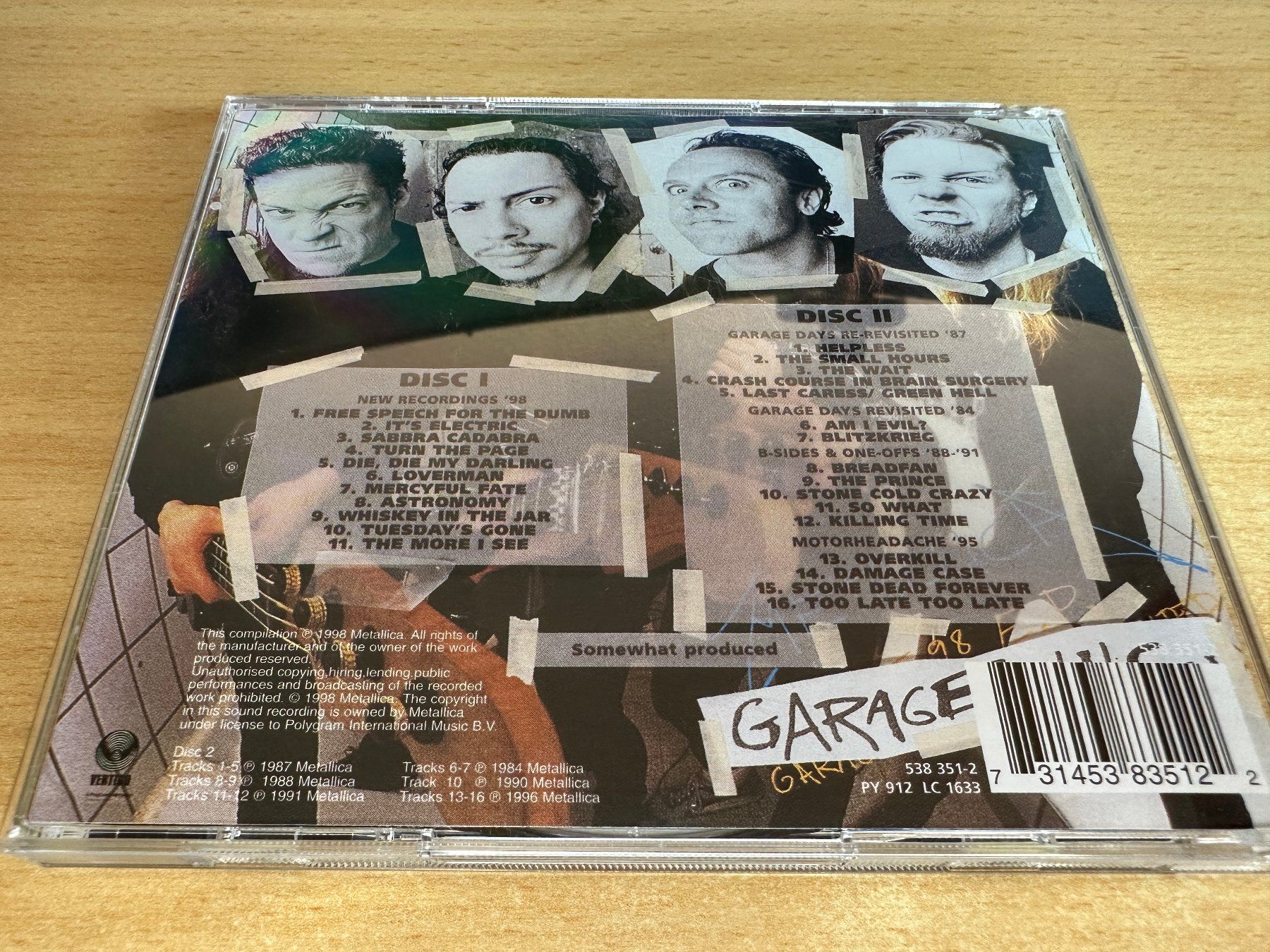 CD: Metallica – Garage Inc. - 2 CD – Usato da Rikon im Tösstal venduto da Alpenmutz 1