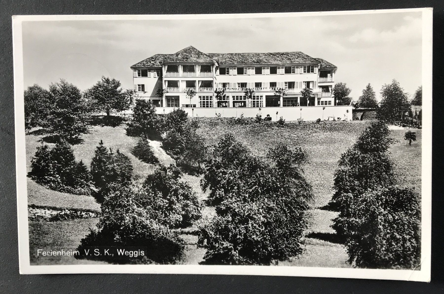 Cartoline postali: ALTE ANSICHTSKARTE FERIENHEIM V.S.K. WEGGIS – Usato da Ostermundigen venduto da wini63