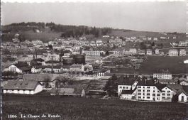 CHAUX - de - FONDS, quartier de l'est et l'usine à gaz