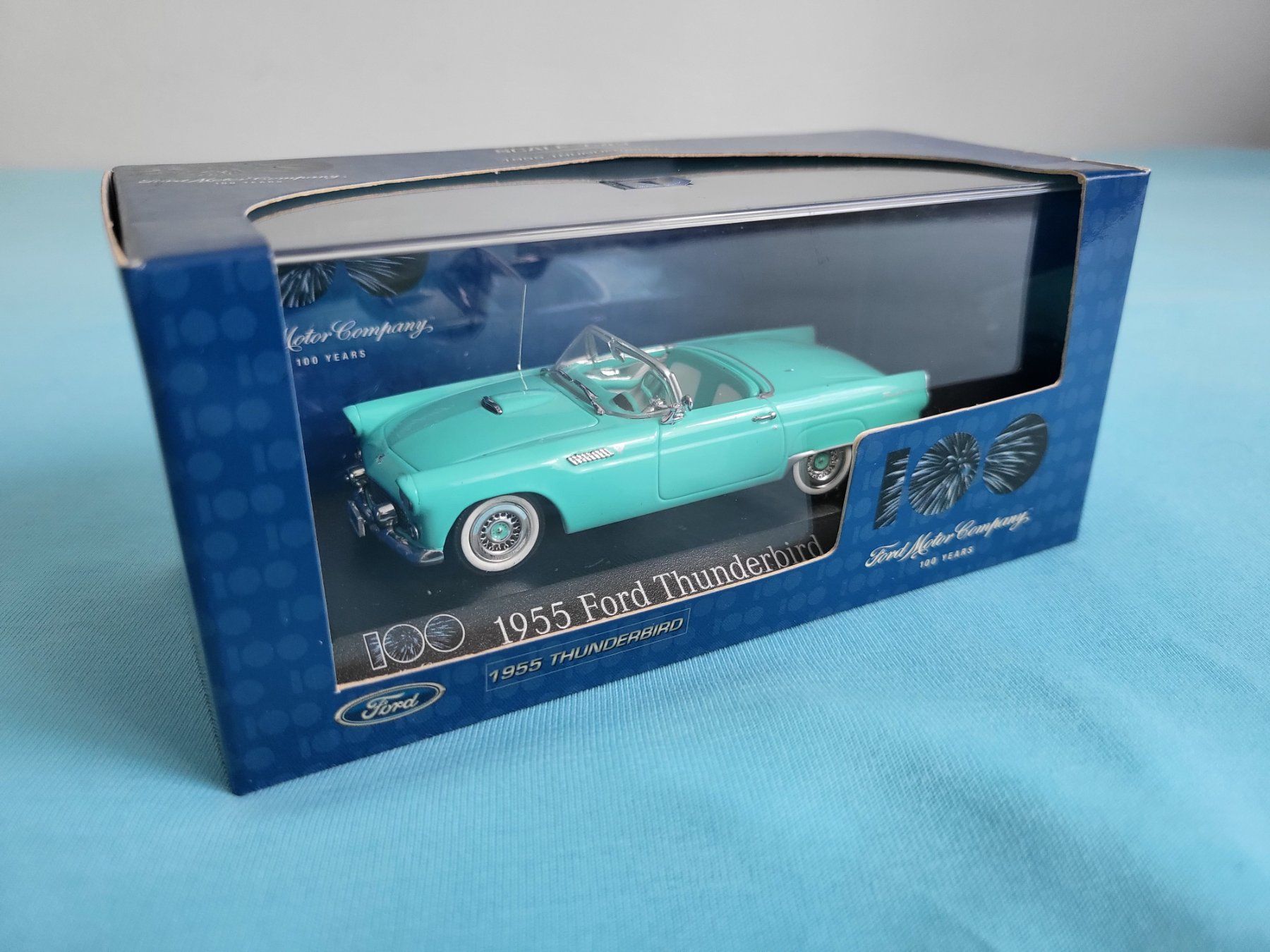Minichamps Modellautos: Ford Thunderbird Convertible, 1955, Turquoise – Neu (gemäss Beschreibung) aus Glattbrugg von PhilKrill 9