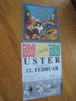 Polo Hofer  Konzert Plakat 12.02 Uster 60 x 28cm  1993