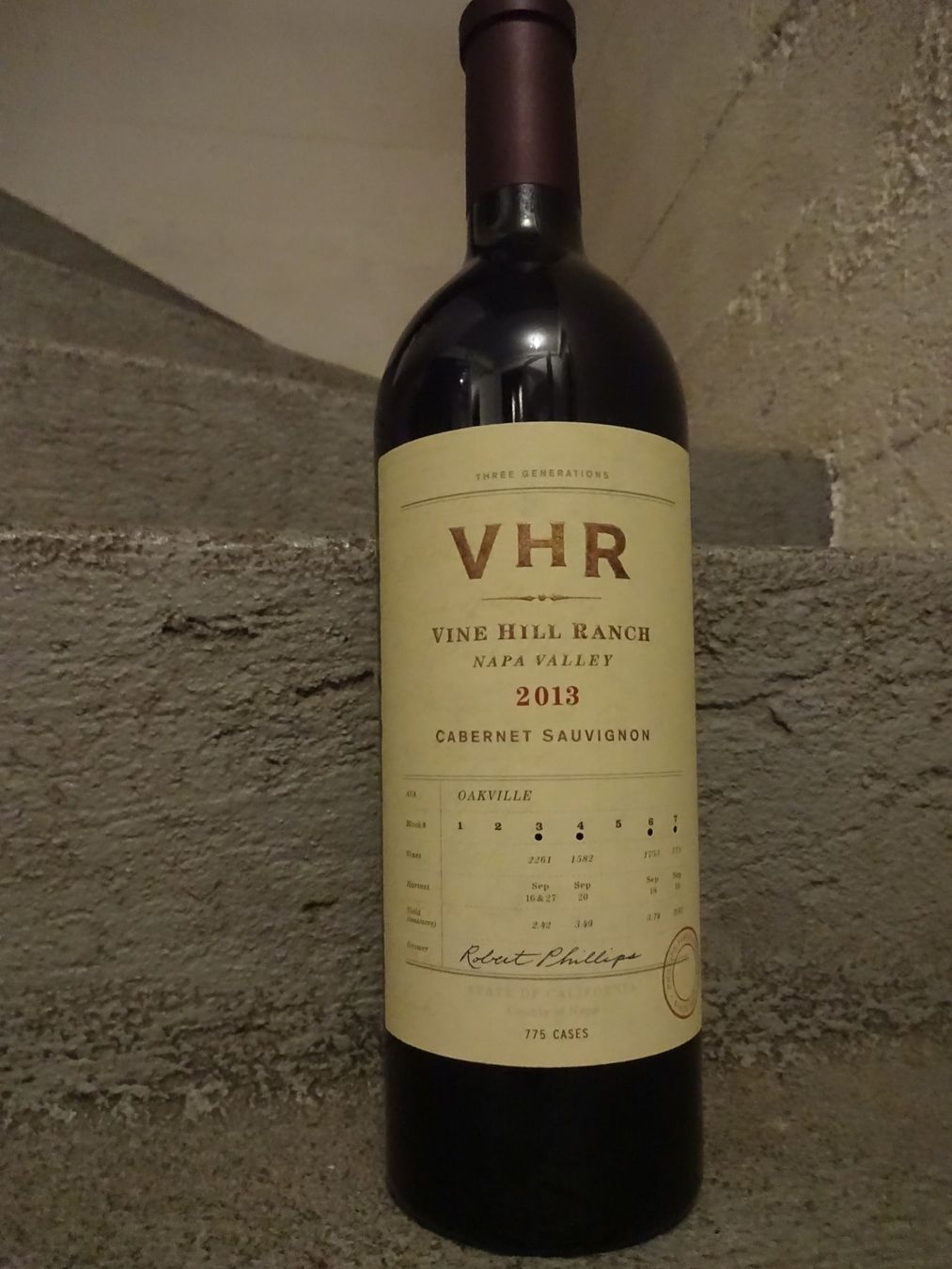 Vino: Vine Hill Range  - VHR - 2013 – Usato da Cham venduto da mktreasure