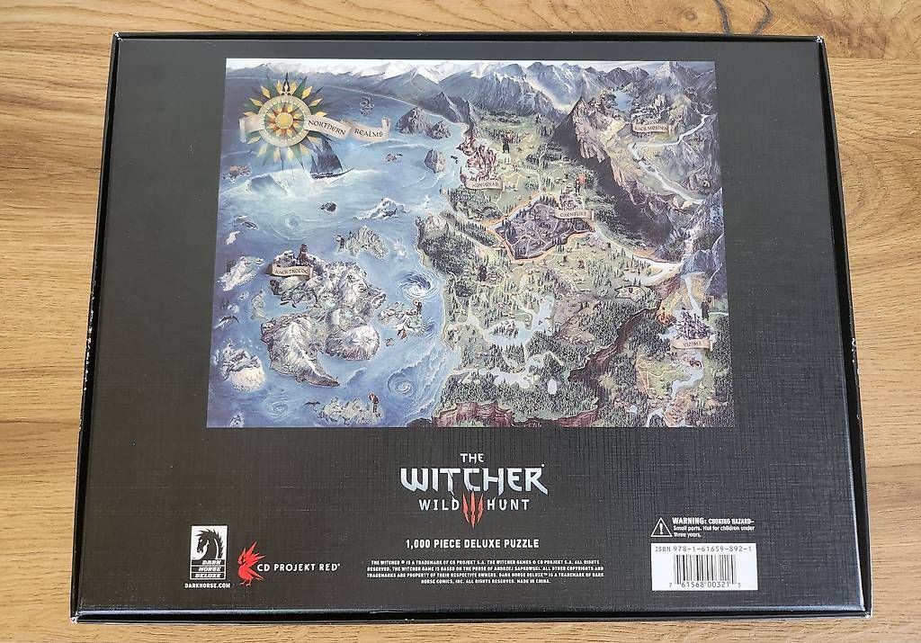 Puzzles: Puzzle Witcher World Map | Witcher III Wild Hunt – Gebraucht aus Dübendorf von  1
