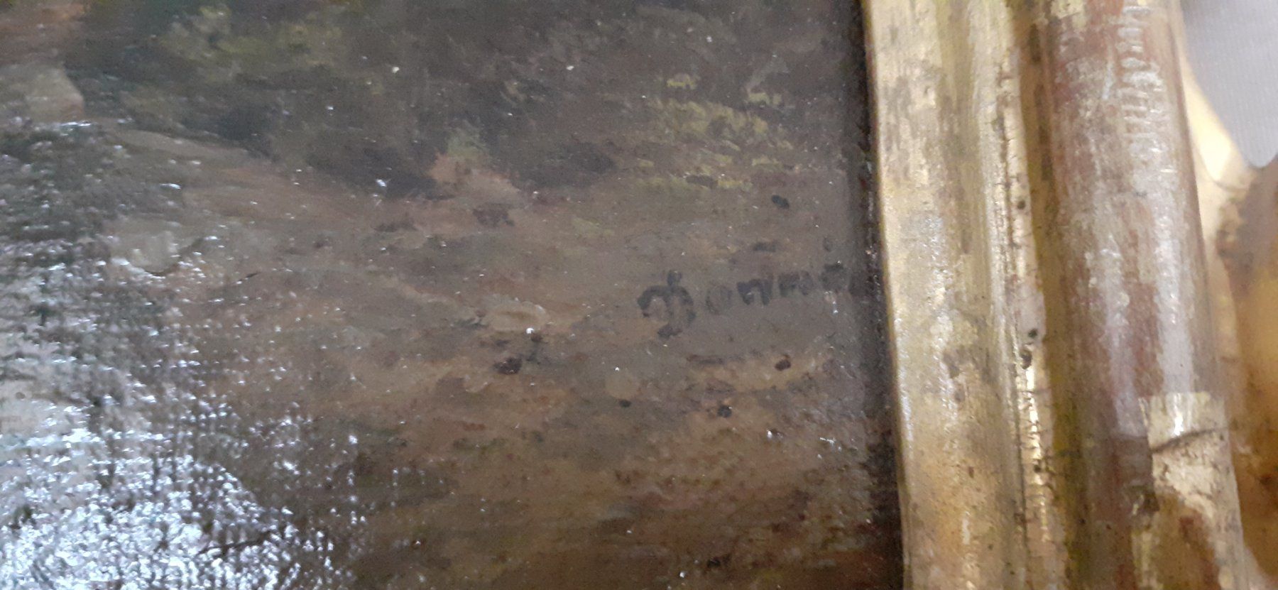 Dipinti: Bild Ölbild 19. Jahrhundert – Usato da Mörschwil venduto da antiksalon21 5