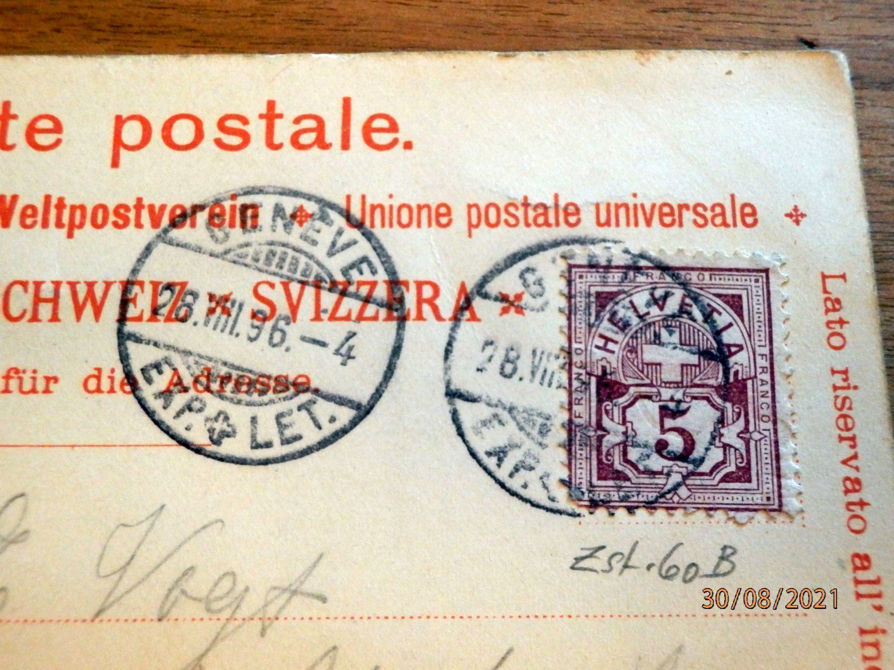 Cartoline postali: Litho, Souvenir de Genève + 1 AK gratis – Usato da Ueberstorf venduto da dinbau 6