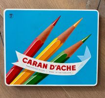 Alte Blechdose Caran d‘Ache Farbstiftschachtel 18-288