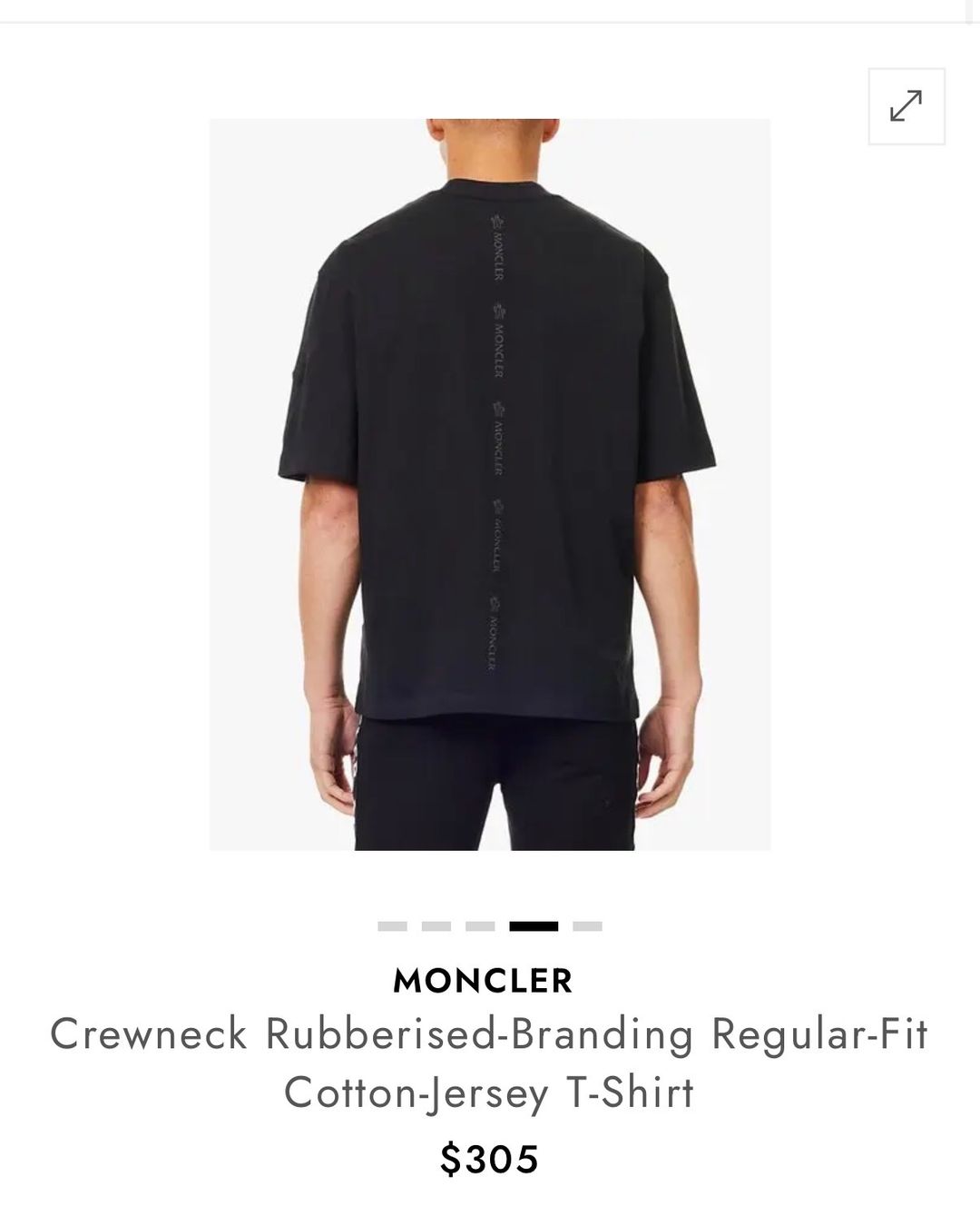 Moncler T-Shirts: Moncler T Shirt mit Backprint – Gebraucht aus Dietikon von Prelovedpearls 5
