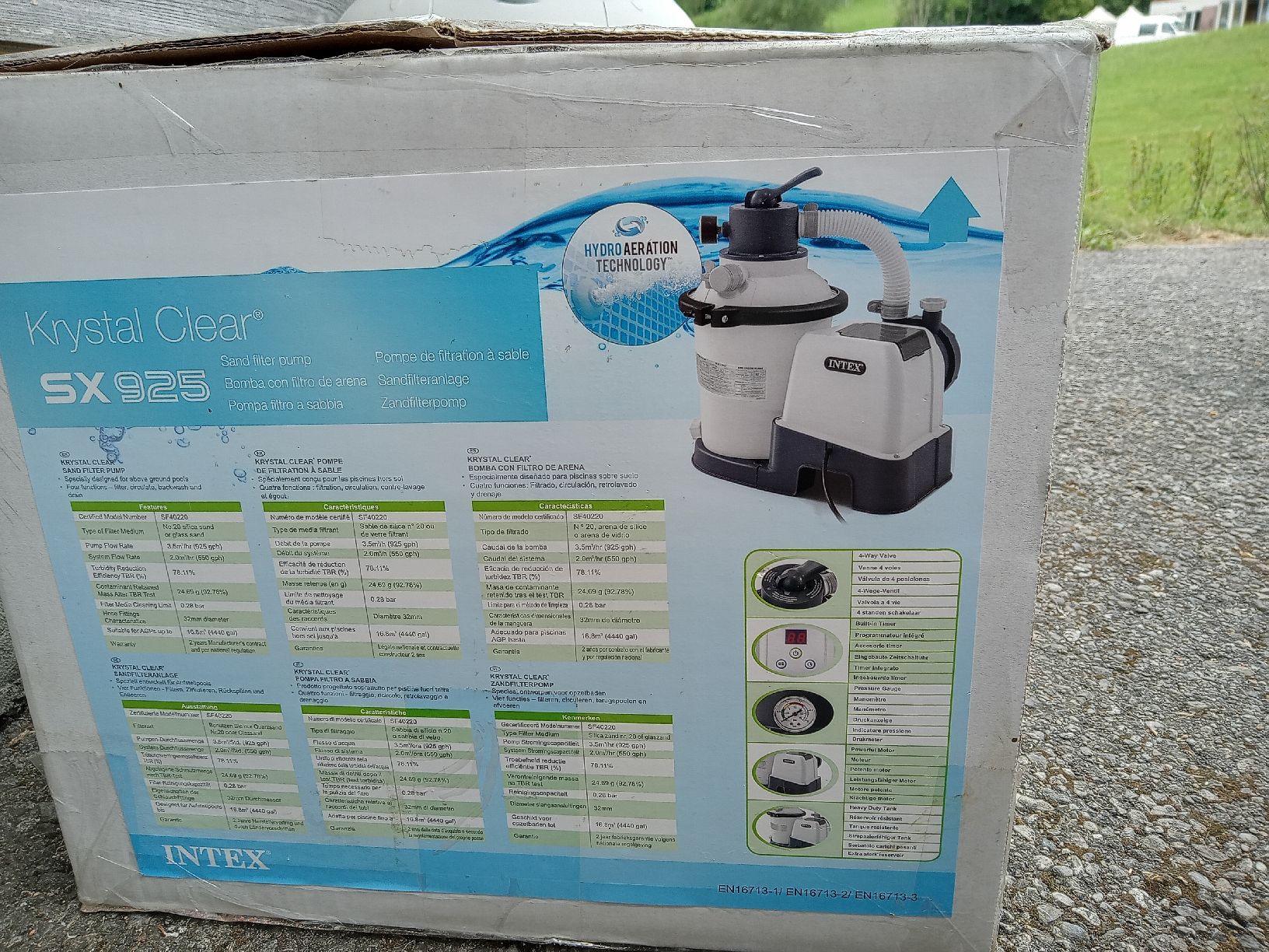 Intex Accessori per Piscine: Intex Sandfilterpumpe Krystal Clear SX 925 – Usato da Rehetobel venduto da Modi98 2
