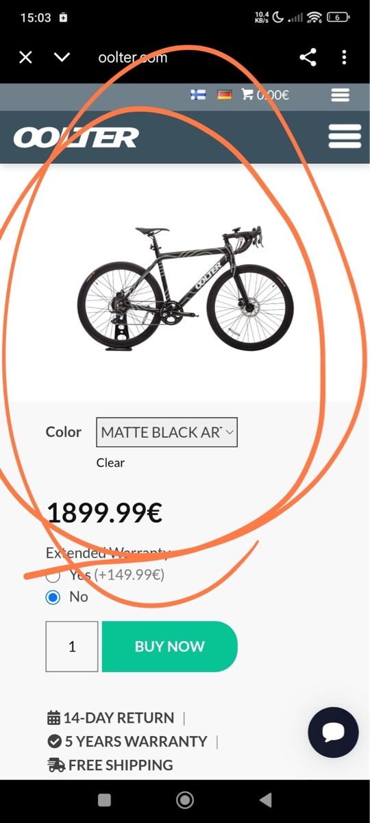 Velos: Oolter TORM roadbike – Gebraucht aus Zell ZH von ven_857y 3