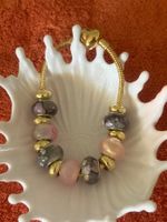 Luxus Elegante 19 cm Armband/Beads Farbe :Gold /Multicolore