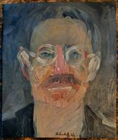 Expressionistisches Gemälde signiert