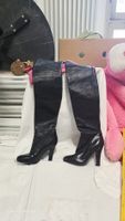 Yves Saint Laurent Overknee Stiefel Gr. 37 – Echtleder – 10c