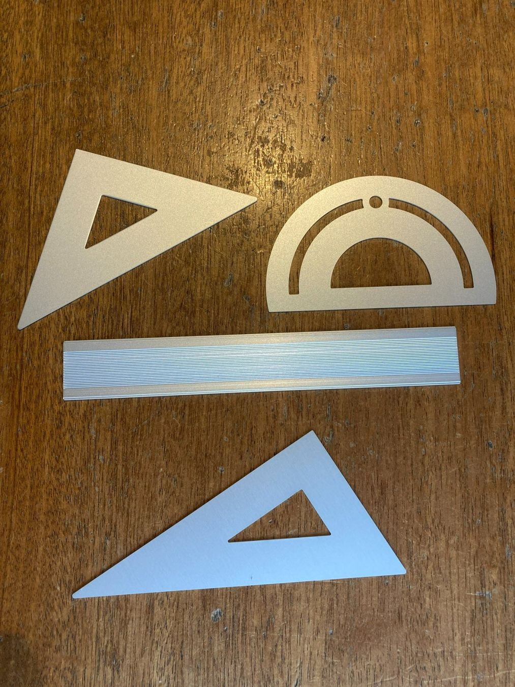 Sonstiges Schreiben & Zeichnen: Aluminium Lineal 4-teilig NEU – Neu und originalverpackt aus Widnau von SIIVSIIV 1