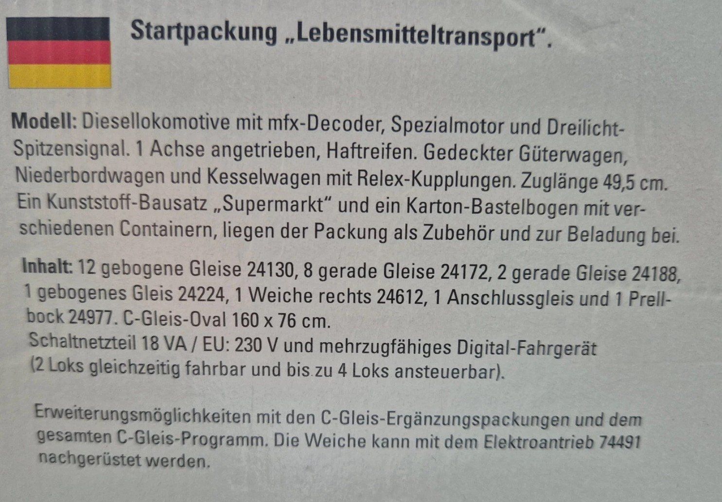 Märklin Modellini di ferrovie: Starterpack Märklin 29250 original verschweisst, vergriffen – Nuovo e nell'imballaggio originale da Sissach venduto da tu44 4