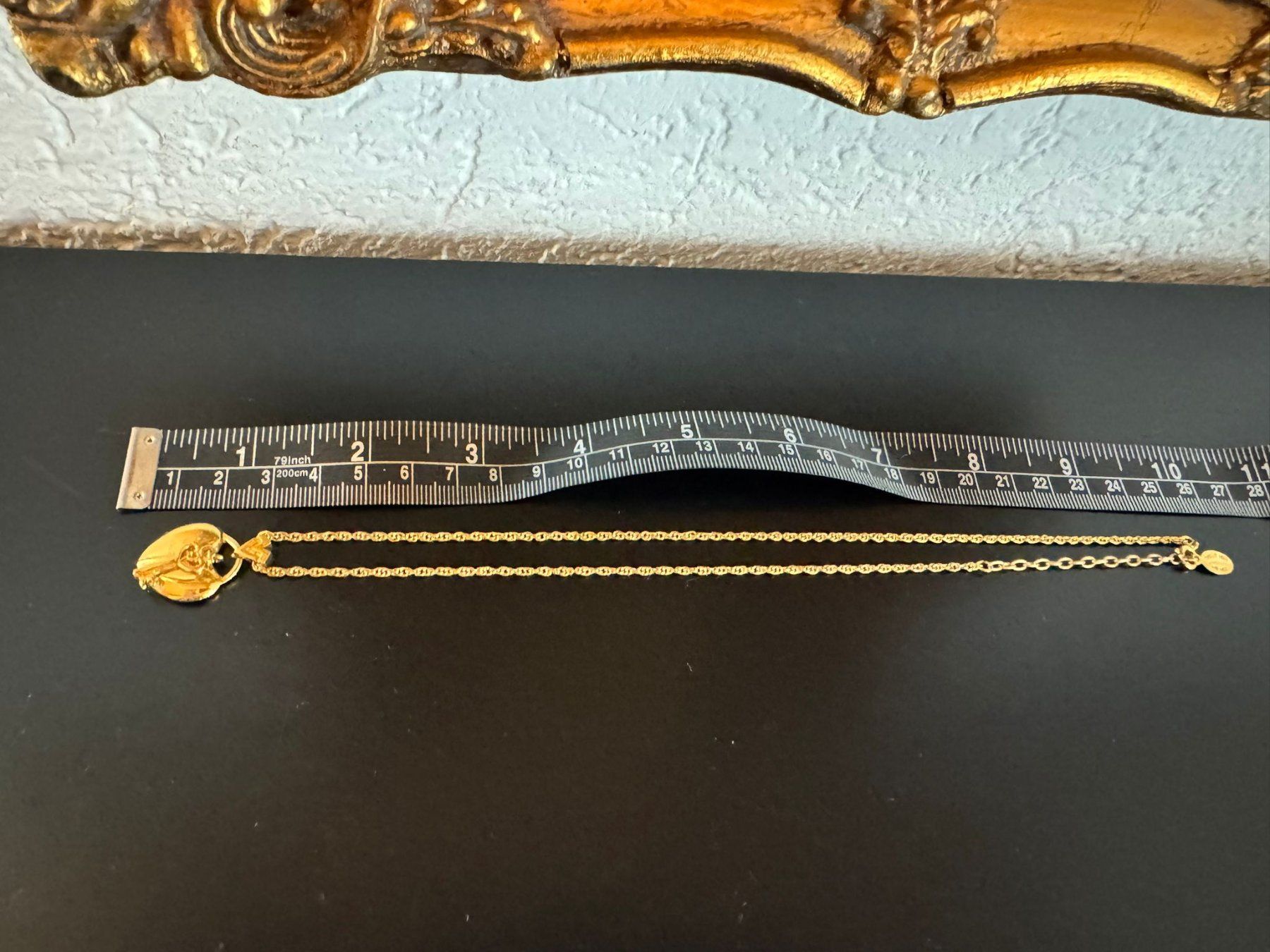Catenine: Mario Valentino Herz-Collier goldfarben – Usato da Winterthur venduto da Dejv 4