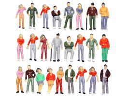 25 FIGUREN FÜR MODELLBAU - PASSAGIERE FIGUREN EISENBAHN 1:43