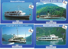 9 Ansichtskarten Motiv Schiff af