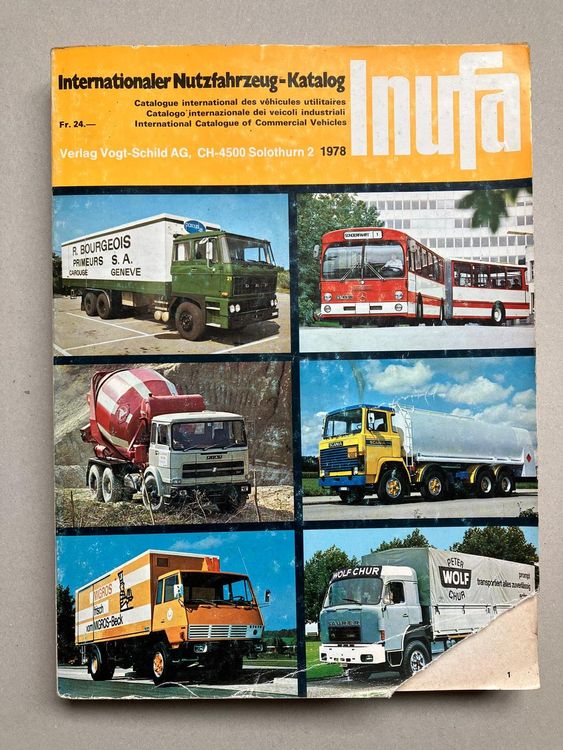 INUFA Katalog 1978 - Nutzfahrzeuge - Rarität! Guter Zustand (Gebraucht ...