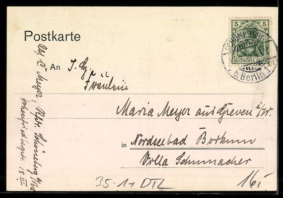 Ansichtskarten: Ohrdruf i. Thür., Knippenbergs Patentma – Gebraucht aus Berlin von bartko-reher 1