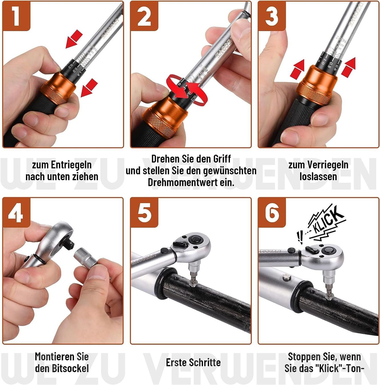Tutti gli attrezzi: Drehmomentschlüssel 1/4", 2-20Nm – Nuovo e nell'imballaggio originale da Nuglar venduto da SaleRitter 5