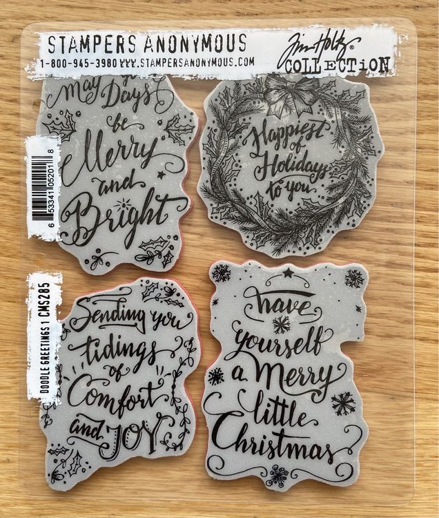 Tim Holtz Collection Stamper's Anonymous Tim Holtz Mesh Alphabet Flowers Hope is