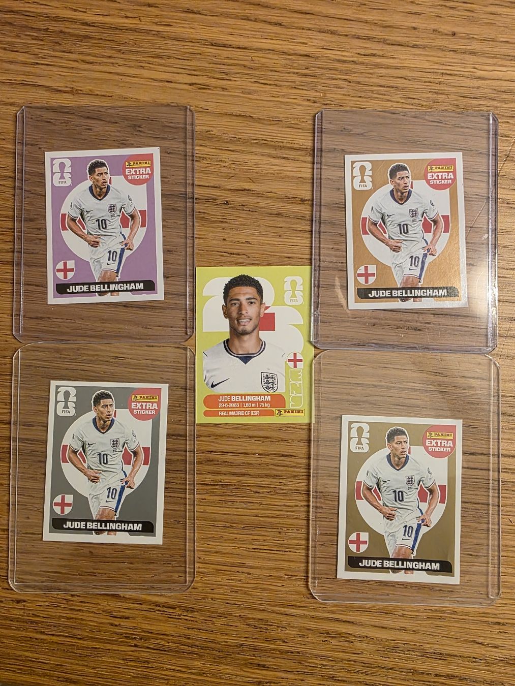Panini Sammelbilder & Trading cards: Jude Bellingham Gold and Complete Extra Set Panini 2026 – Neu (gemäss Beschreibung) aus Marly von kin_r8vv