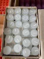682 Posten Rechautkerzen 792Stk im Glas aus Liquidation