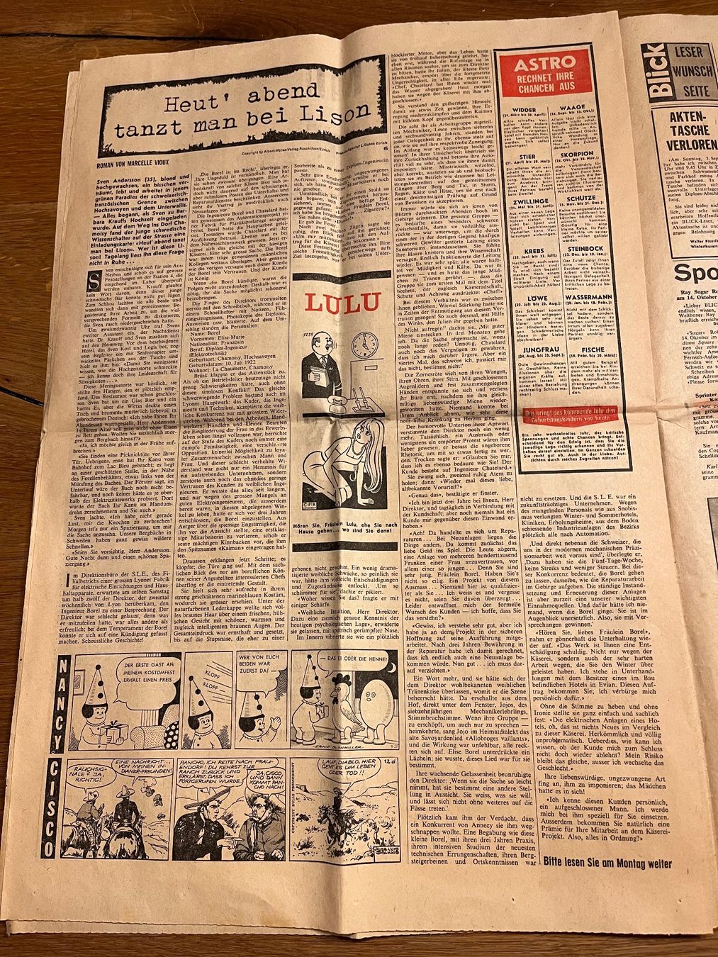Riviste & Magazine: Blick Tageszeitung 9. September 1961 – Usato da Spiez venduto da _silvio_99 5