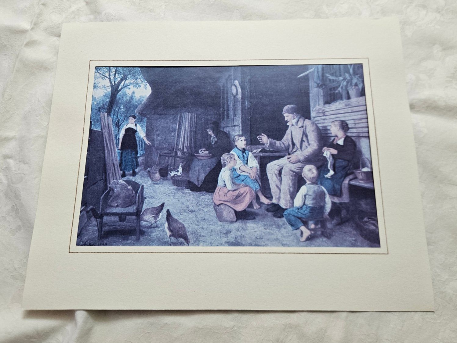 Foto & Immagini: Albert Anker:  Grossvater erzählt eine Geschichte / 1884 – Usato da Teufenthal AG venduto da boebe071 3