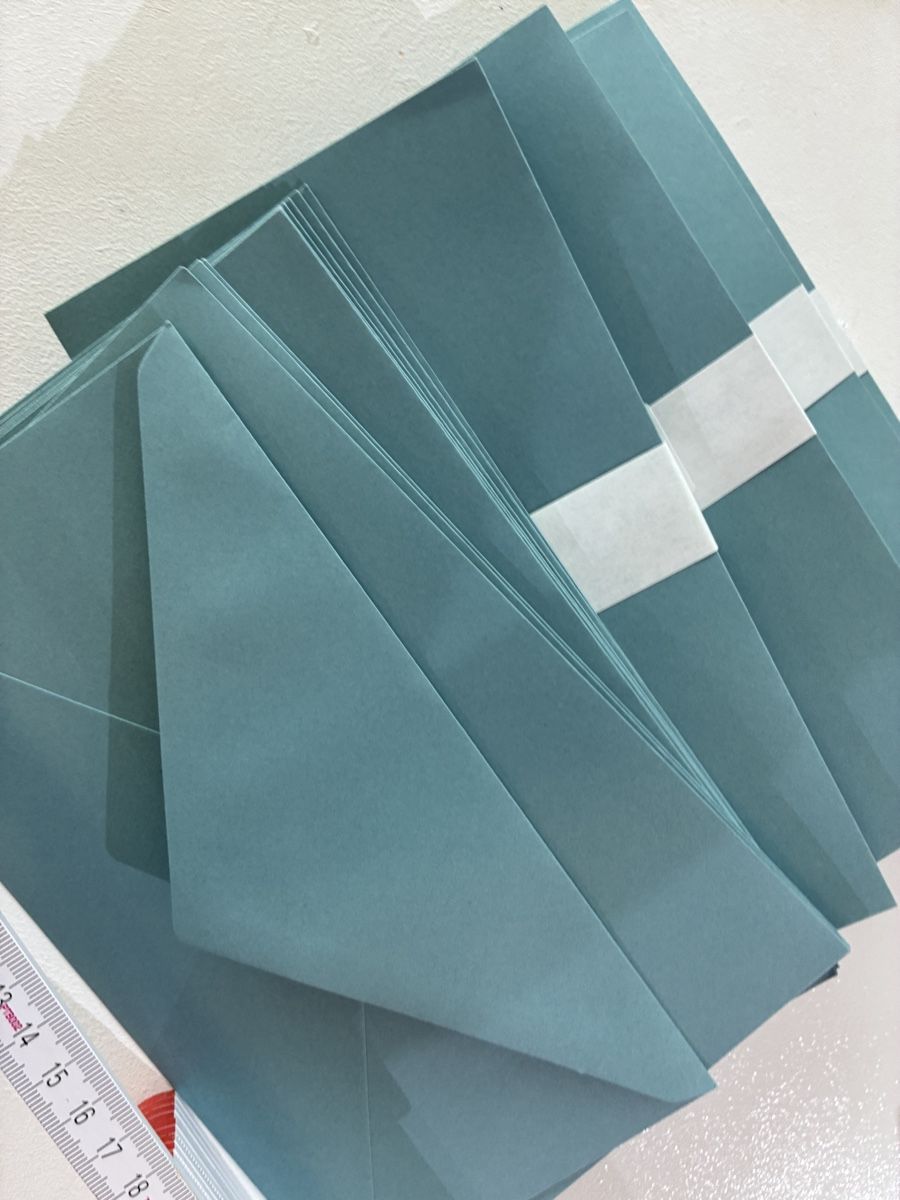 Buste & buste per spedizione: Titel: 40 Stück elegante blaue Geschenkuverts  – Nuovo e nell'imballaggio originale da St. Gallen venduto da jan_9rdj