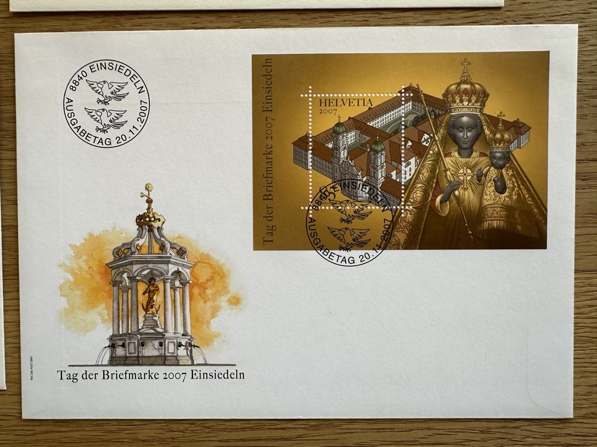 Tous les timbres: Schweiz - 4 illustrierte FDC 2007 – D'occasion à Schmitten / FR par Samsara169 4