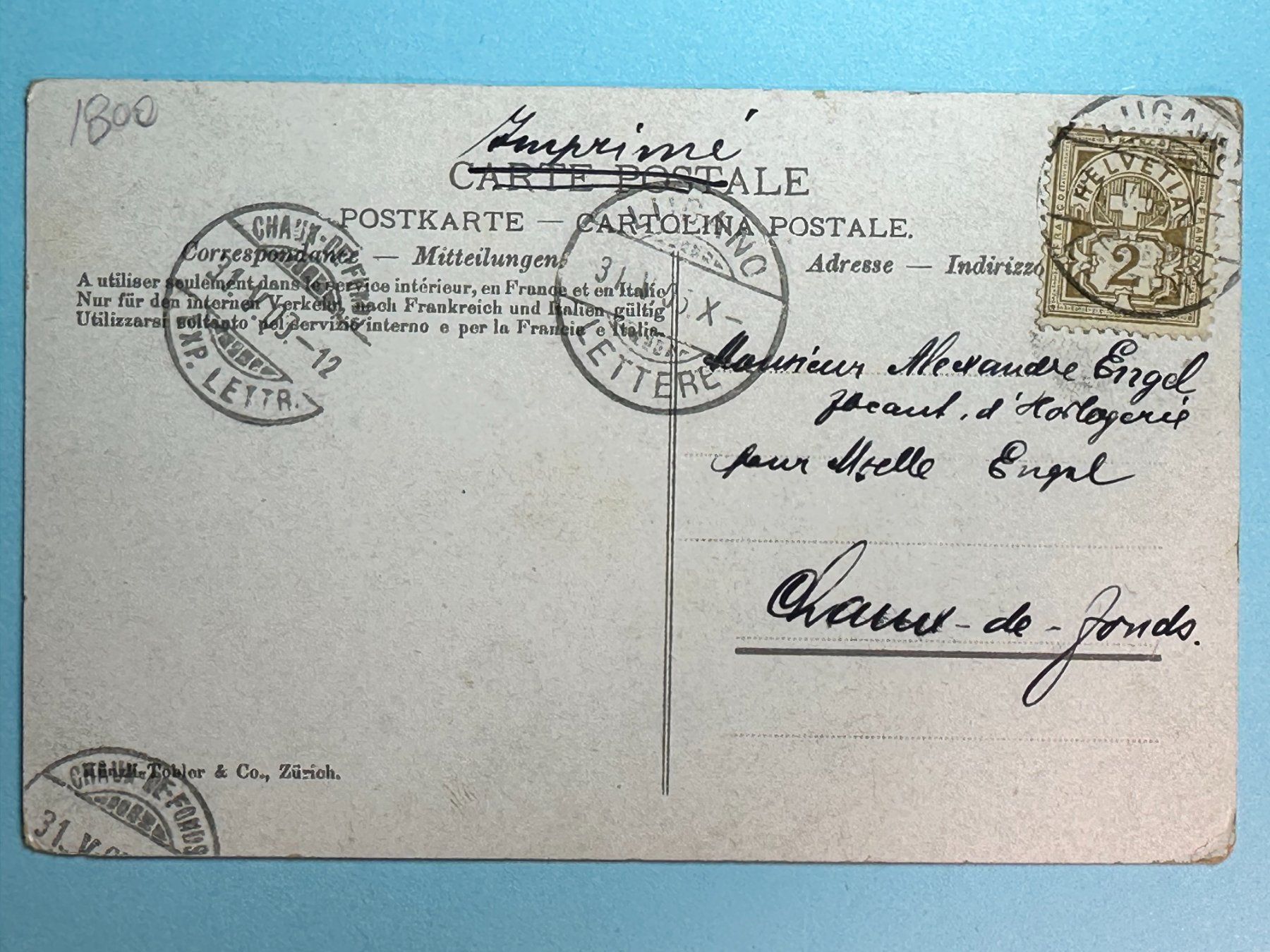 Cartoline postali: Lugano - belebt – Usato da Steg VS venduto da _vinci_ 1