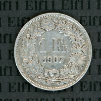 CHF___1.00 1907 vz 1 Franken