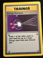 Pokemon Energy Retrieval - Base set 81/102 - English