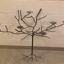 Bougeoirs: Baum Kerzenständer aus Metall – D'occasion à Rudolfstetten par Stellina1975