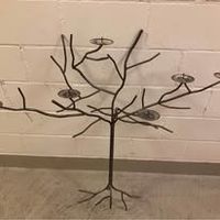 Baum Kerzenständer aus Metall