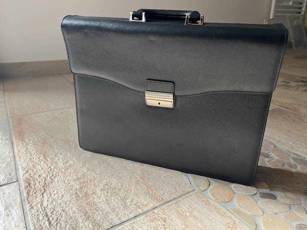Fratelli Rossetti Taschen: Porte-documents en cuir Fratelli Rossetti – Neu (gemäss Beschreibung) aus Les Mosses von Giadigia