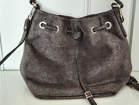 Sac Gianni Chiarini cuir métallisé