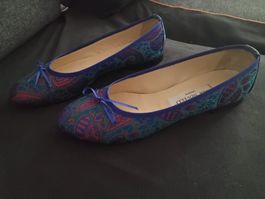 Ballerines Bea Novelli T. 37 1/2 multicolores bon état