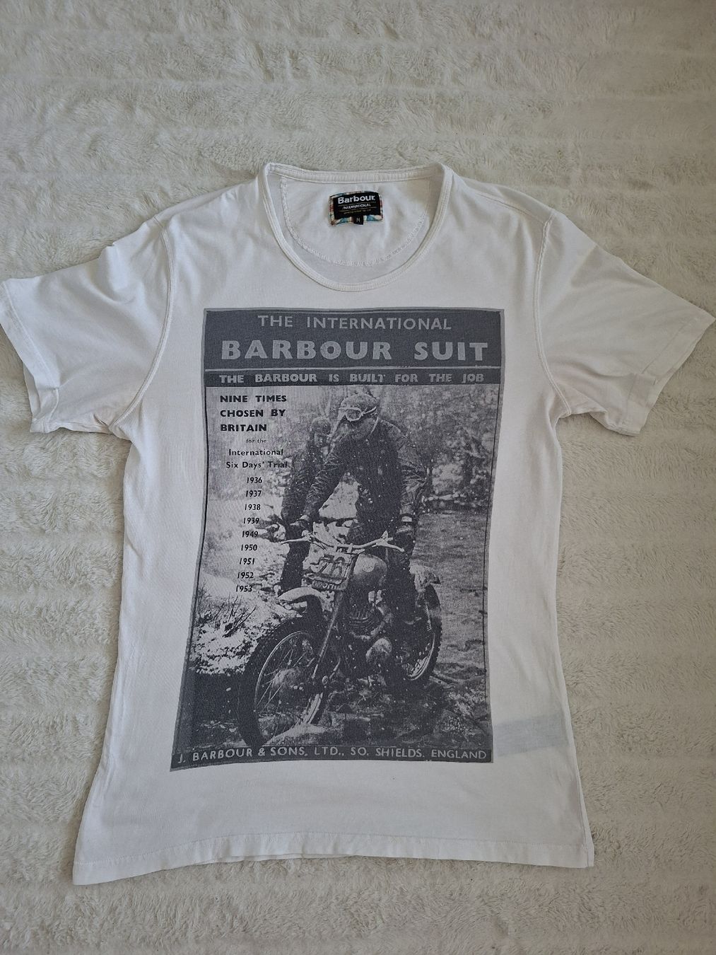 T-shirts: T-shirt Barbour blanc taille M  – D'occasion à Renens VD par ser_j2fn 2
