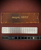 Uhrmacher Werkzeug - SEITZ Lochlehre mit Rubinsteinen (II)