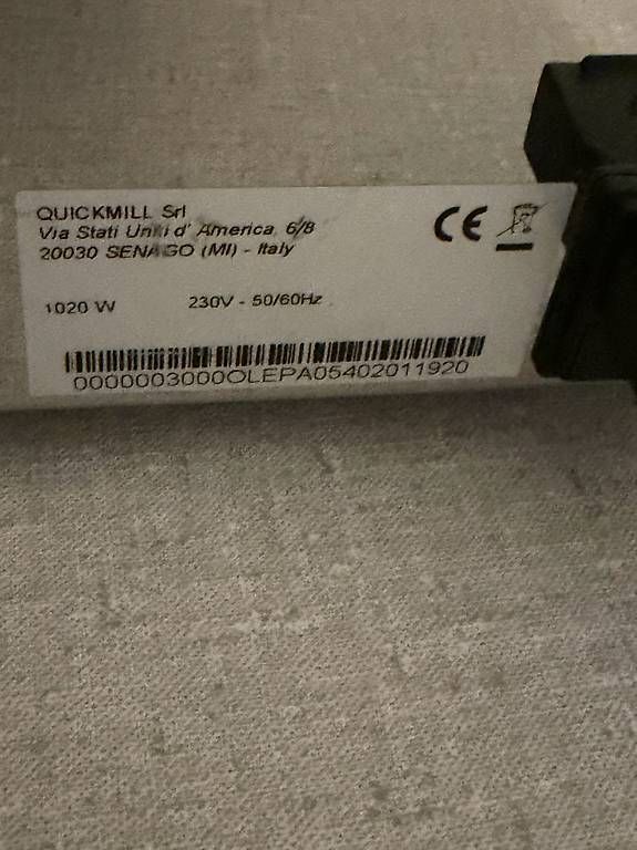 Kaffeemaschinen & Espressomaschinen: Quickmill Orione Mod. 3000 – Gebraucht aus Niederscherli von Dom_S_17 2