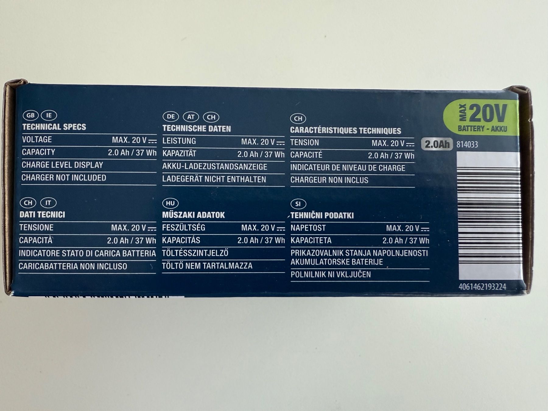 Caricatori & Batterie: Activ Energy batterie 20V, 2.0Ah – Nuovo e nell'imballaggio originale da St-Gingolph venduto da GoldenKeys 2