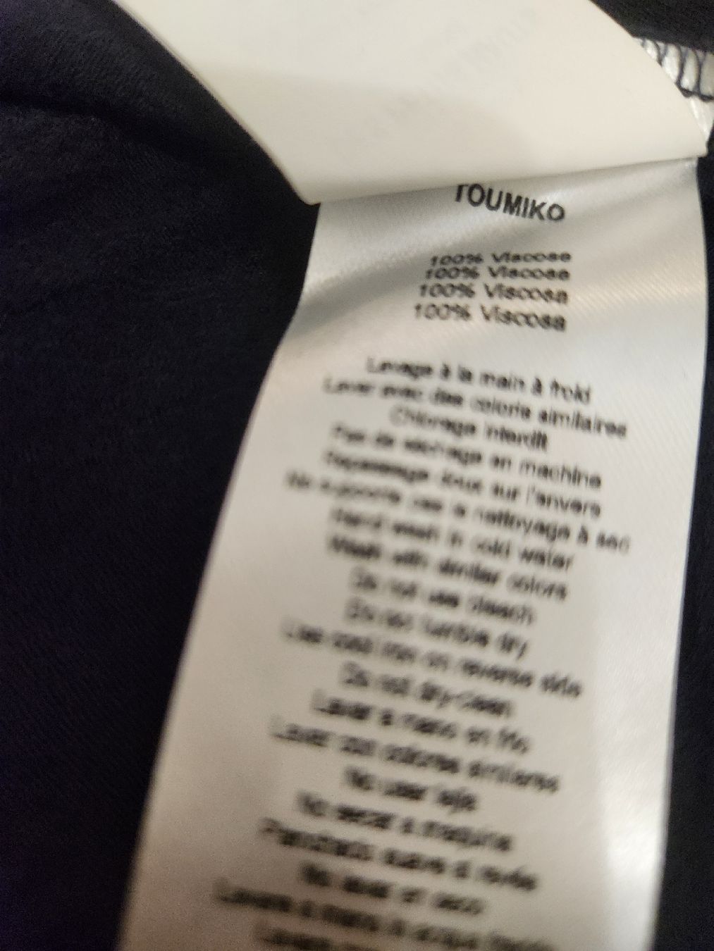 Des Petits Hauts Vestiti: Robe noire Des Petits Hauts Toumiko T2 Viscose  – Usato da Niedergösgen venduto da Eva2410 4