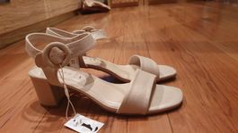 Damenschuhe silbrig Grösse 40