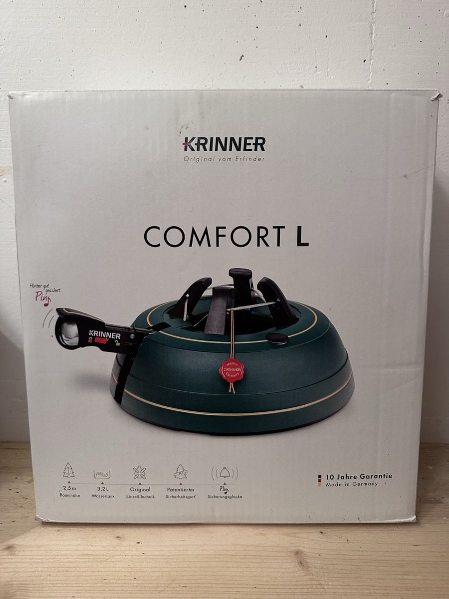 Krinner Christbaumständer: Krinner Comfort L Weihnachtsbaumstaender neuwertig – Neu und originalverpackt aus Riedholz von lena__4533