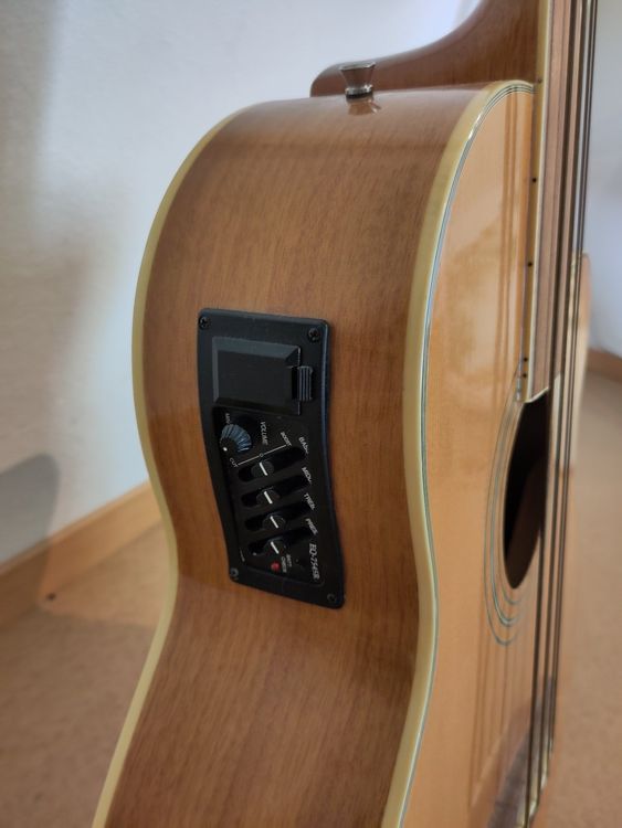 Harley Benton B30NTFretless Acoustic Bass, Halbakustisch Kaufen auf