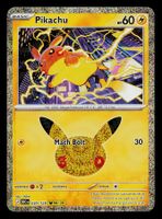 Pikachu 030/128 Pokemon 30th Celebration EN