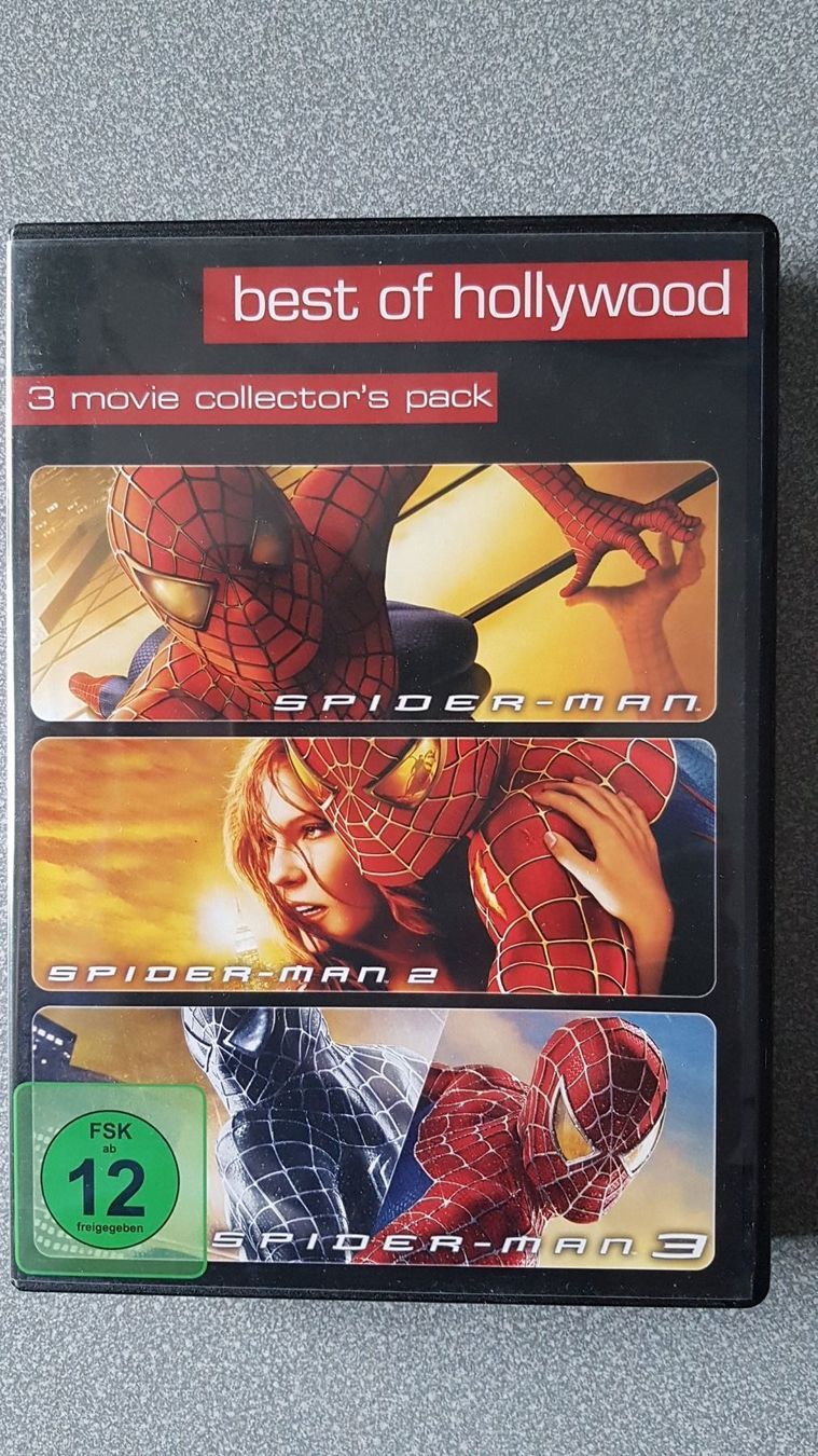 Tous les DVDs: 3 DVD Set Spiderman 1-3 – D'occasion à Oetwil am See par fineli2