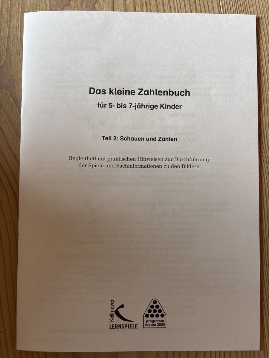 Das kleine Zahlenbuch, Teil 2: Schauen und Zählen - Top! (53 | Kaufen ...
